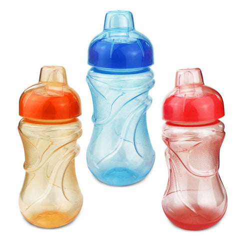Baby Cup Learn Feeding Drinking Water Straw Handle Bottle