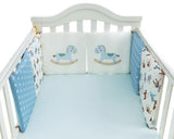 6Pcs/Lot Cartoon Baby Bed Bumper For Newborns