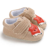 Knit Fox Baby Boy Shoes Animal Cartoon