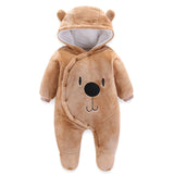 Winter Fleece Baby Rompers Long Sleeve