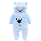 Winter Fleece Baby Rompers Long Sleeve