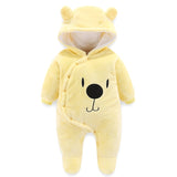 Winter Fleece Baby Rompers Long Sleeve