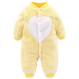 Winter Fleece Baby Rompers Long Sleeve