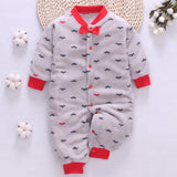 Winter Fleece Baby Rompers Long Sleeve