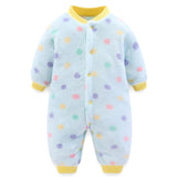 Winter Fleece Baby Rompers Long Sleeve