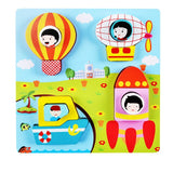 Children's Jigsaw  Geometric Multi-layer Three-dimensional Puzzle