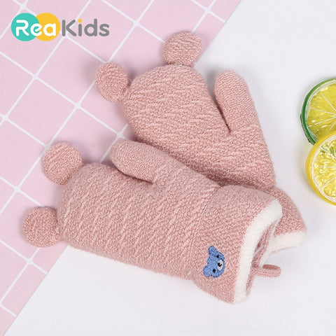 New Cute Baby Winter Thick Gloves