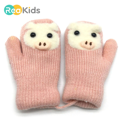 Cute WInter Baby Full Finger Gloves