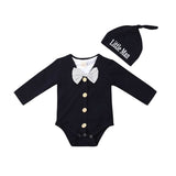 Newborn Baby Boys Formal Party Wedding Gentleman Suit Romper Jumpsuit