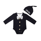 Newborn Baby Boys Formal Party Wedding Gentleman Suit Romper Jumpsuit