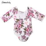 Baby Girls Long Sleeve Floral Romper